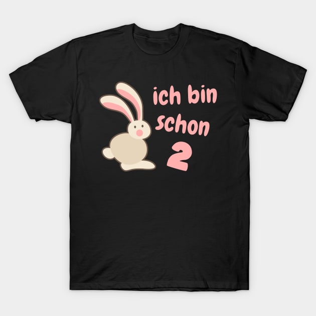 Hase ich bin schon 2 Kinder Geburtstag T-Shirt by Foxxy Merch